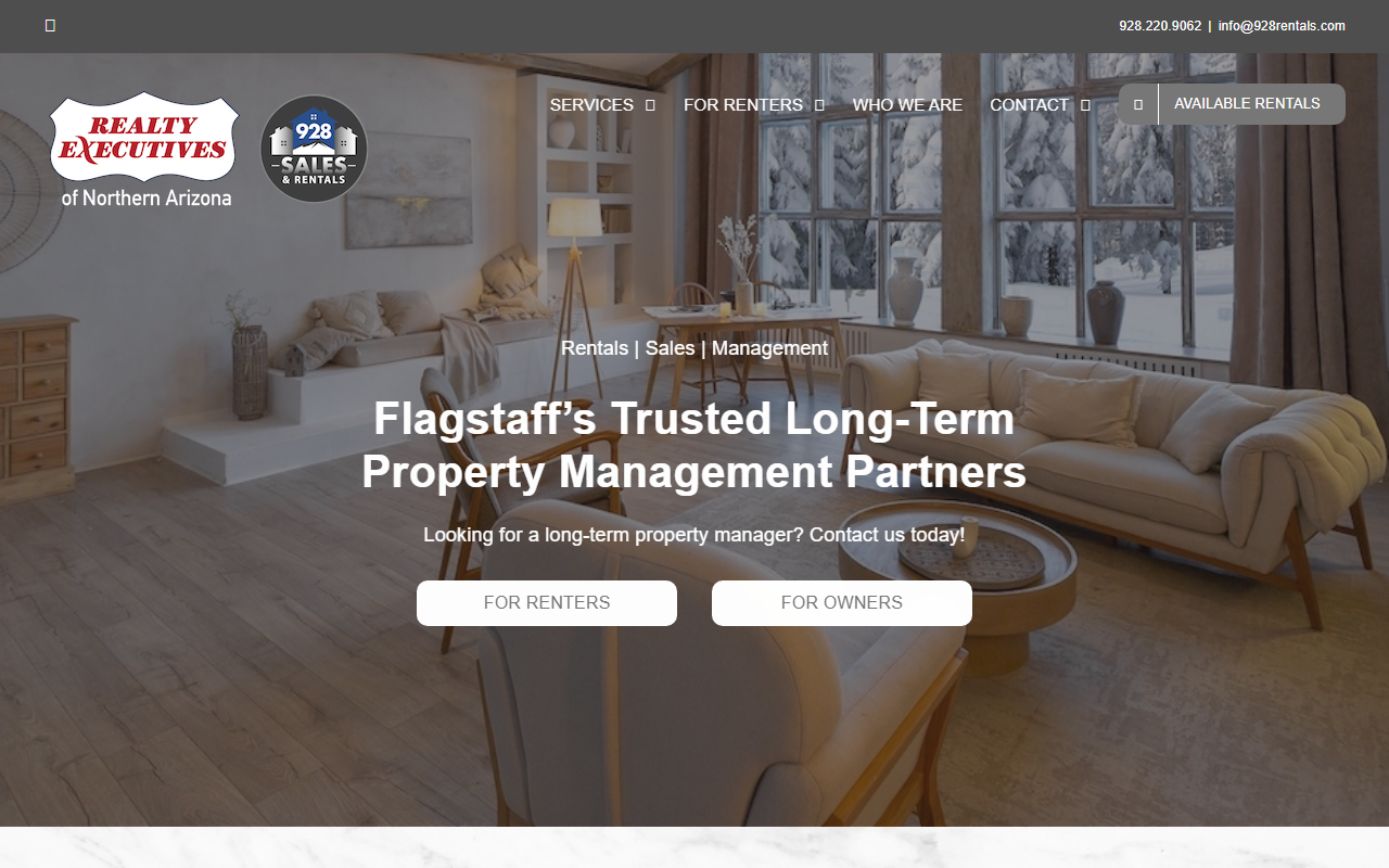 928rentals.com screenshot