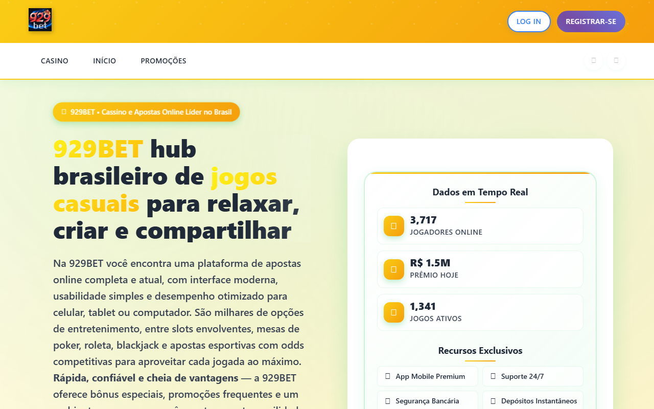 929betbrasil.com screenshot