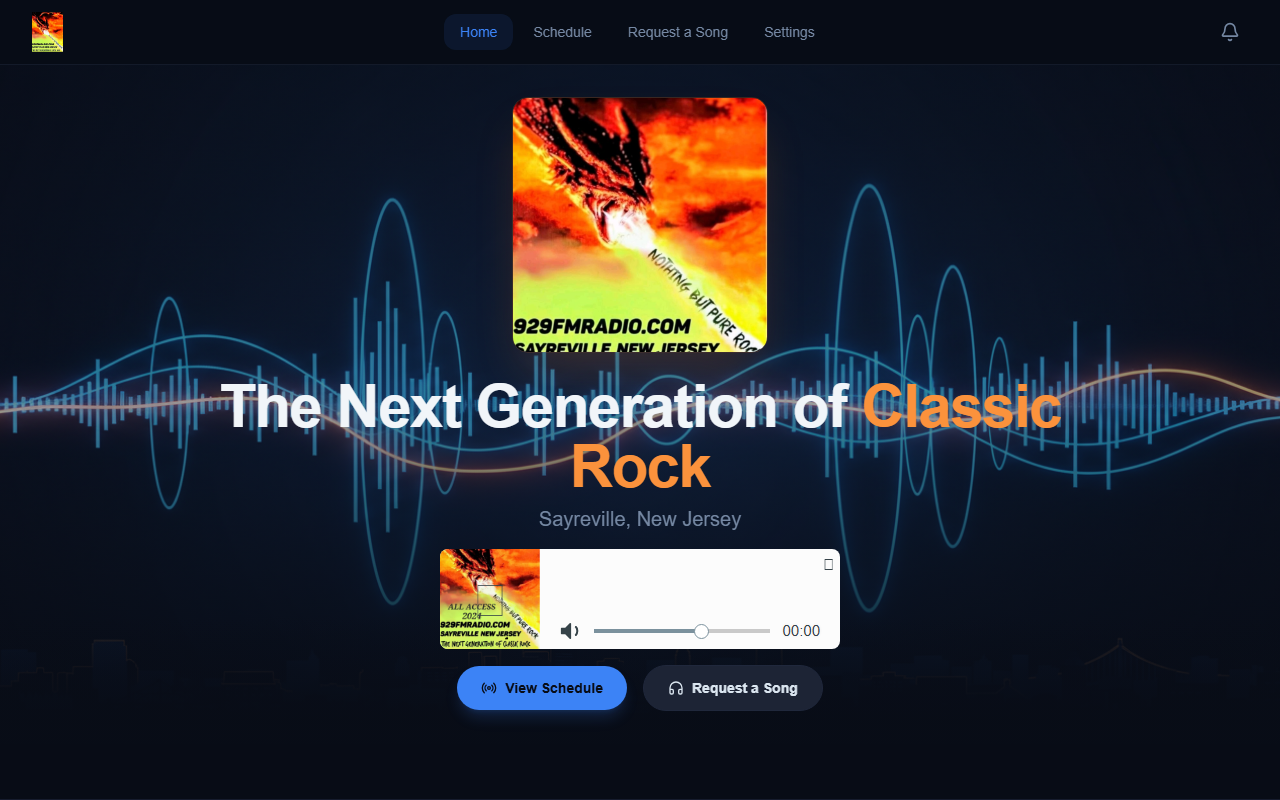 929onlineradio.com screenshot