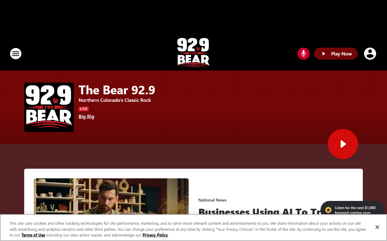 929thebearrocks.com screenshot