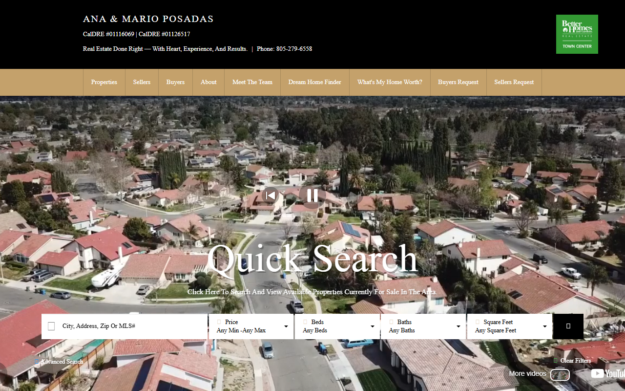 93063properties.com screenshot