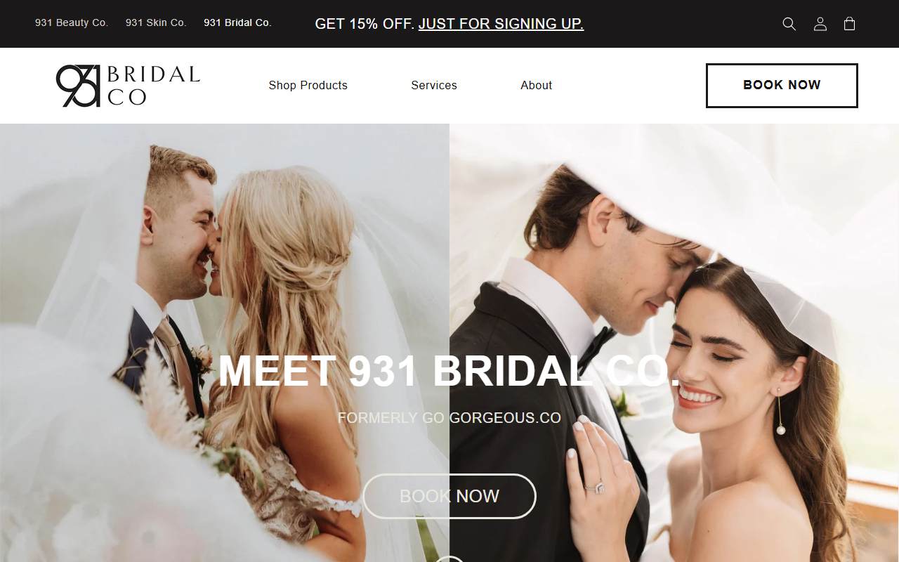 931bridalco.com screenshot