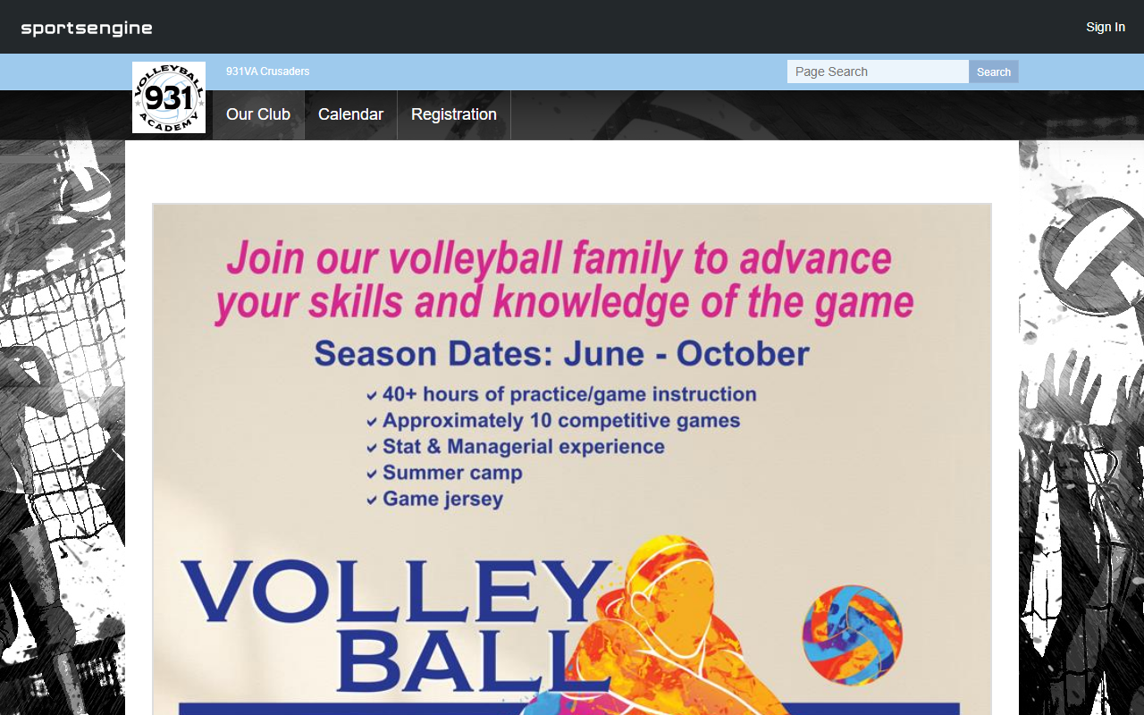 931va-crusaders.com screenshot