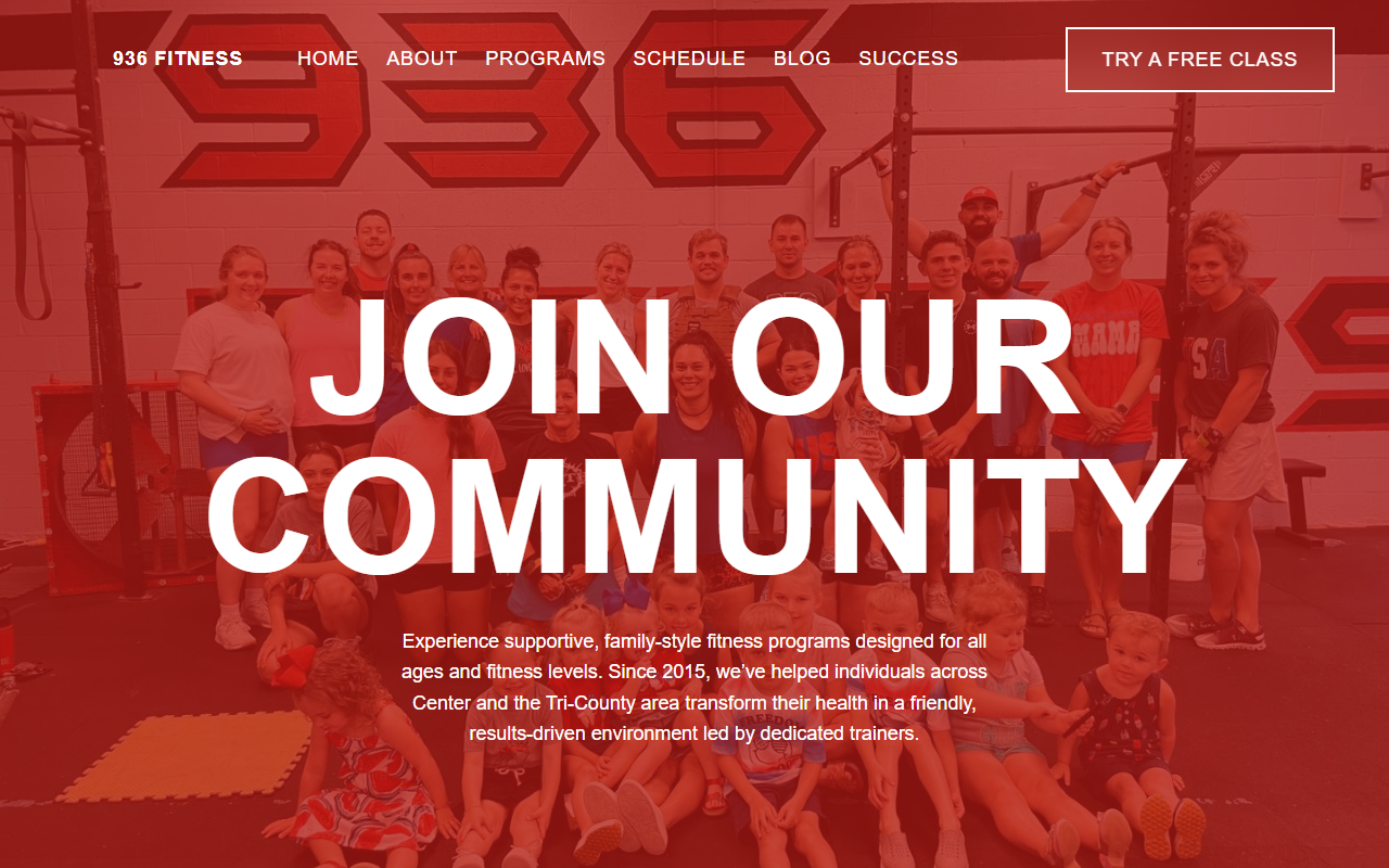 936fitness.com screenshot
