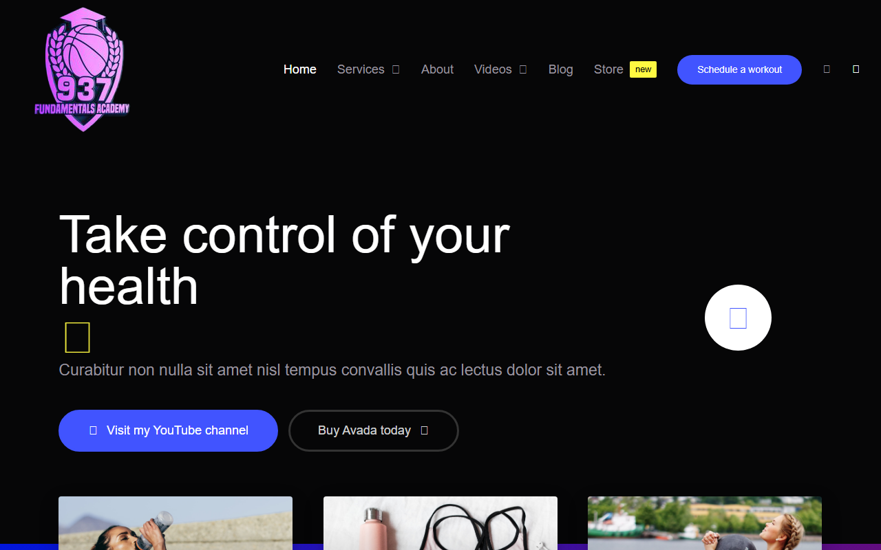 937academy.com screenshot