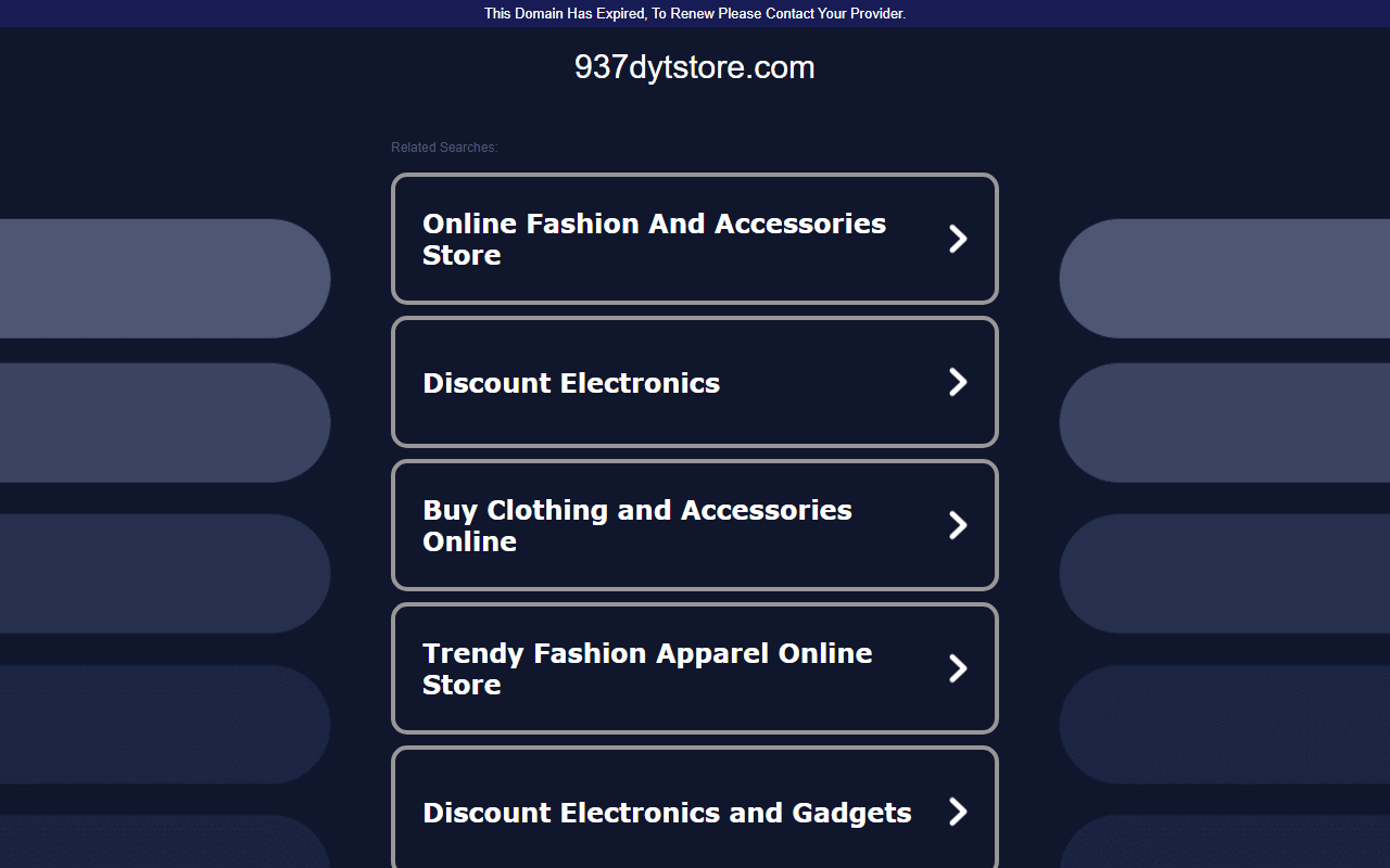 937dytstore.com screenshot