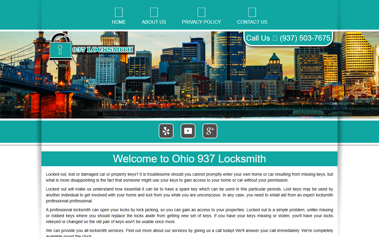 937locksmith.com screenshot