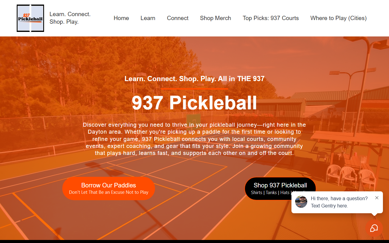937pickleball.com screenshot