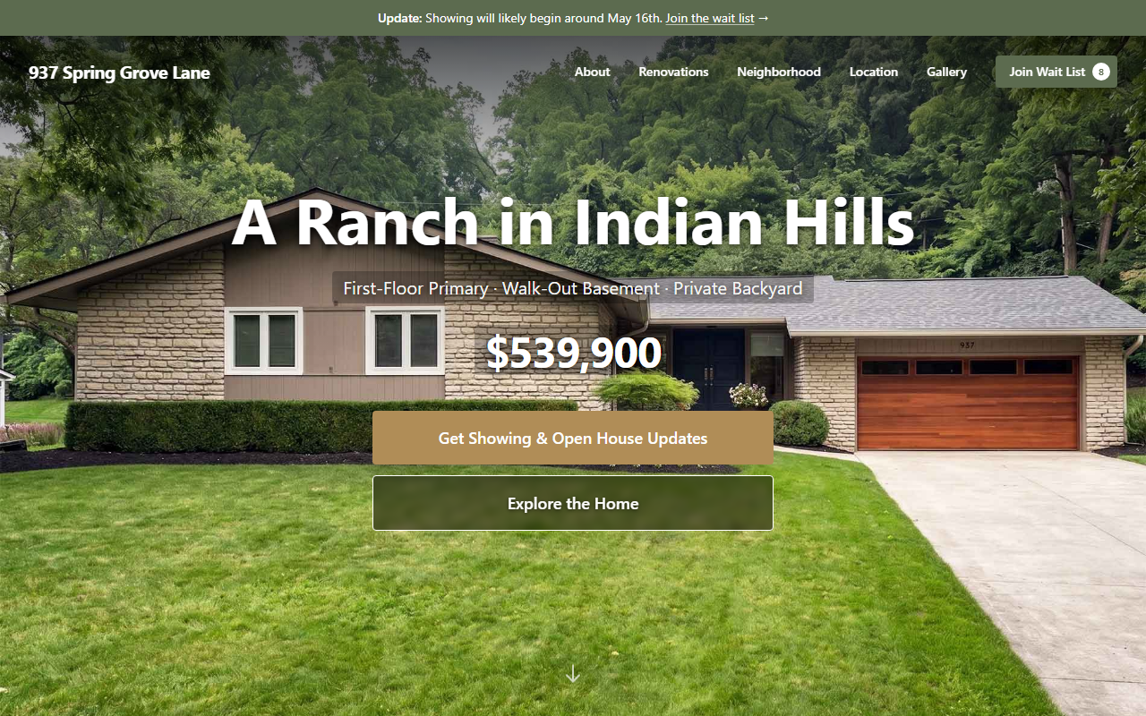 937springgrove.com screenshot