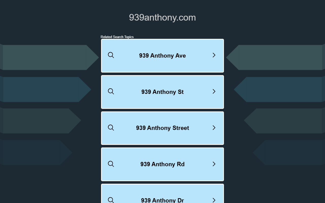 939anthony.com screenshot