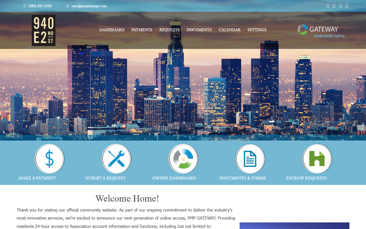 940eastsecondhoa.com screenshot