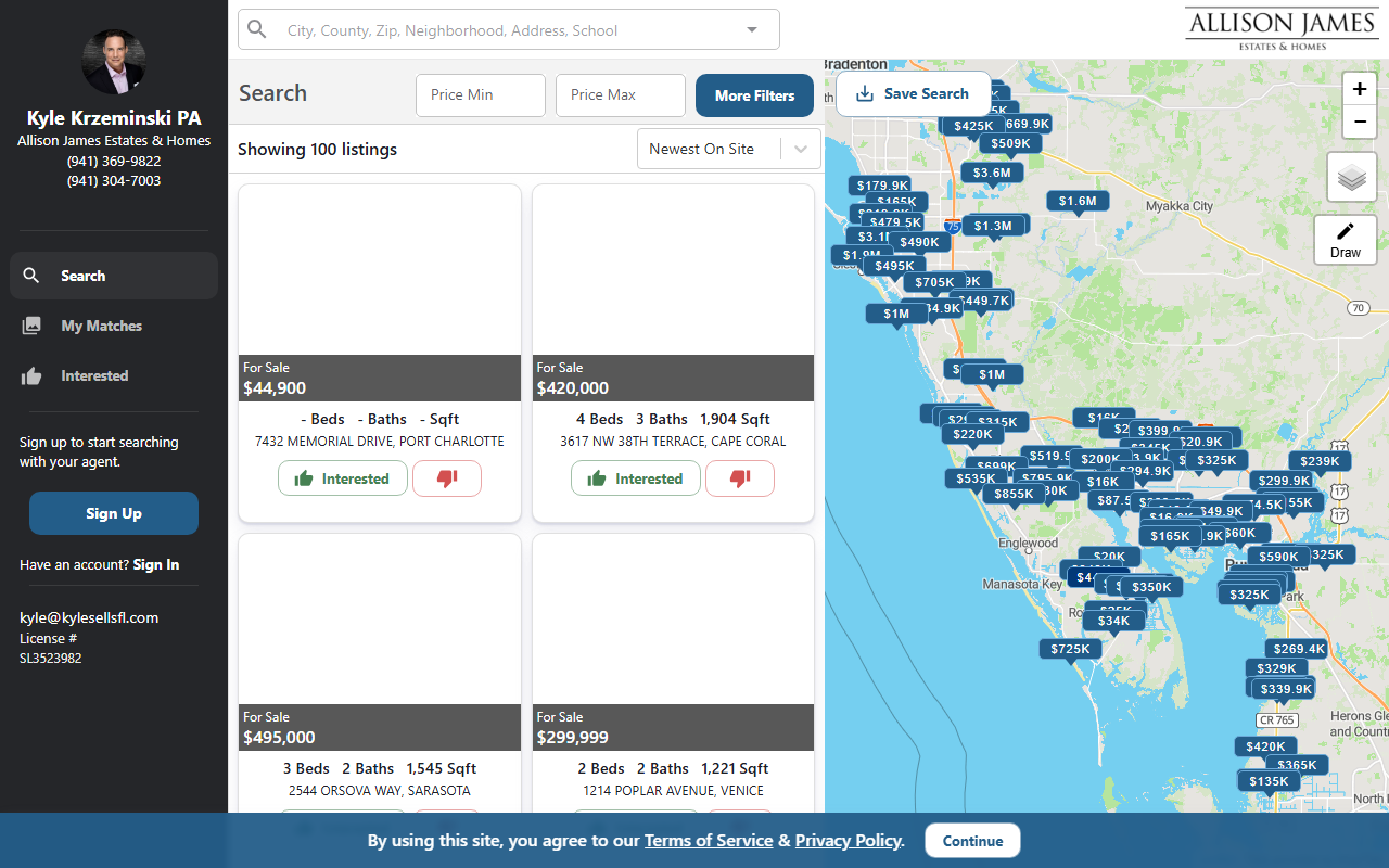 941listings.com screenshot