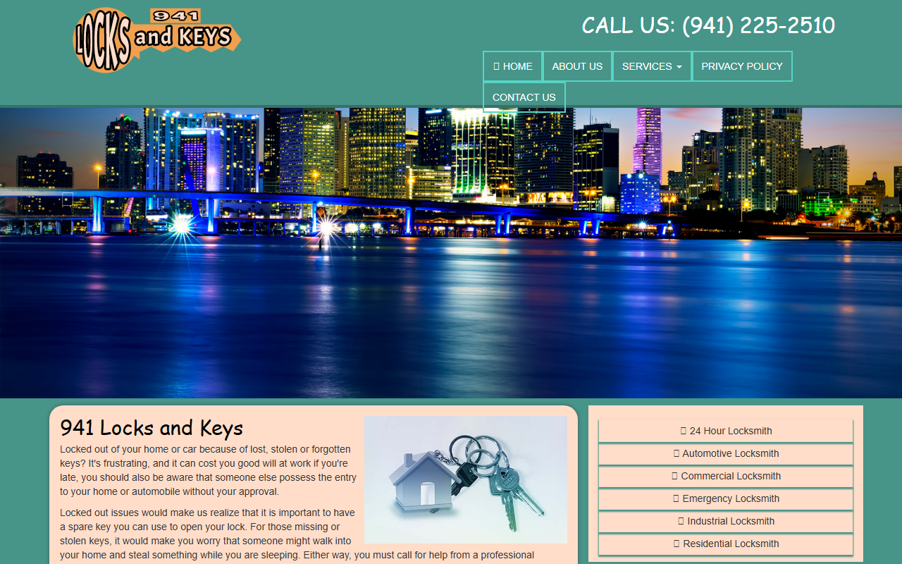 941locksandkeys.com screenshot