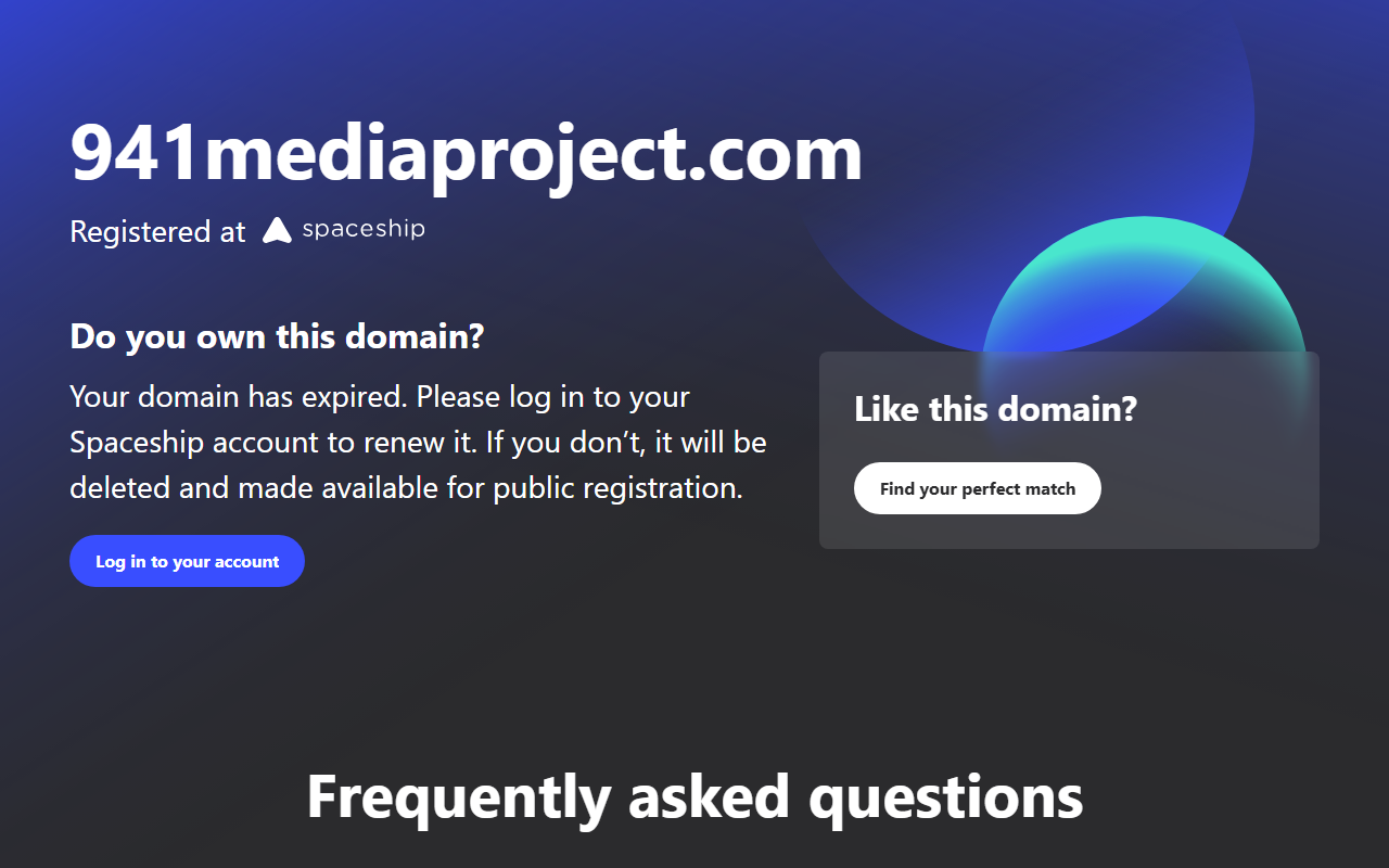 941mediaproject.com screenshot