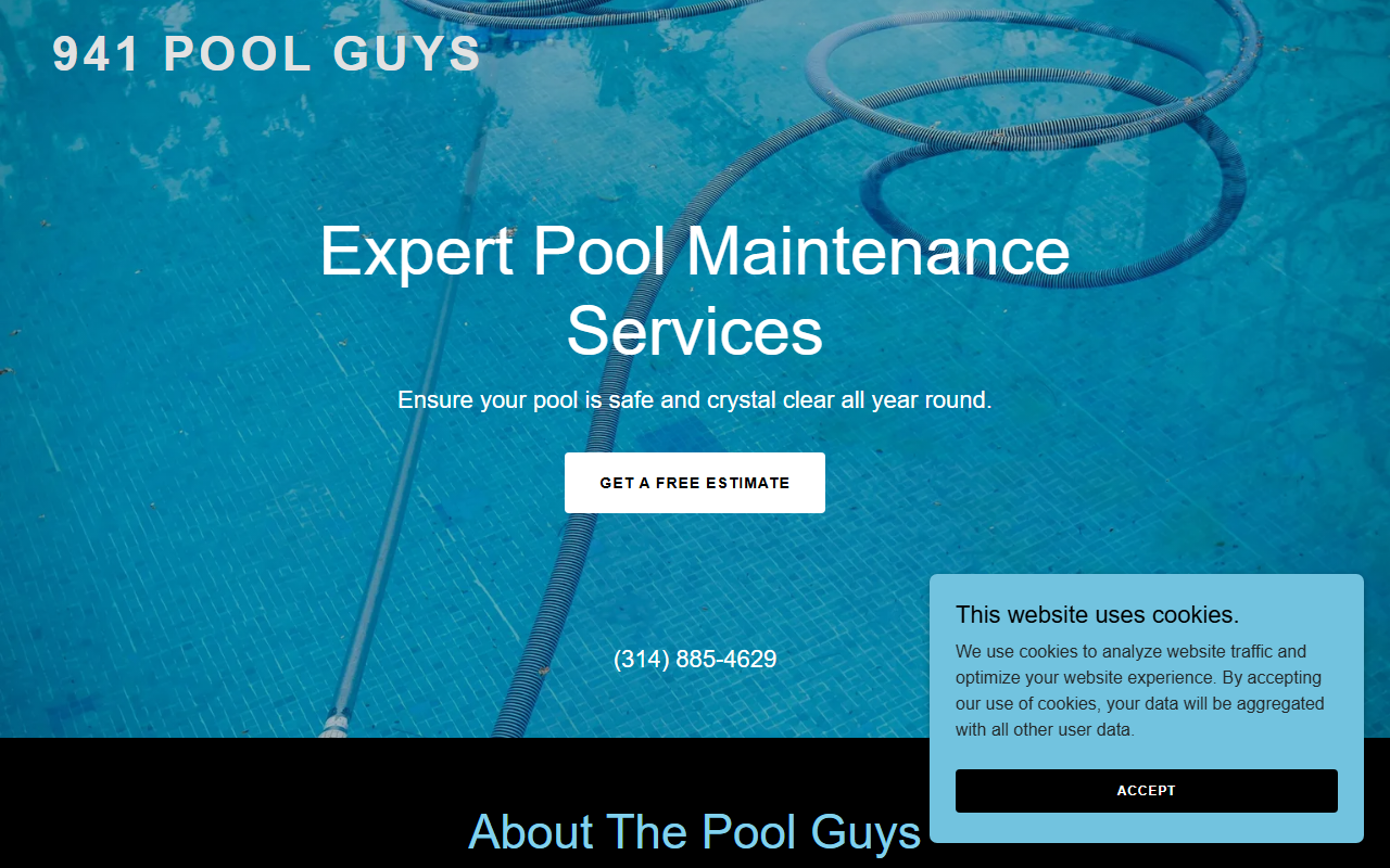 941poolguys.com screenshot