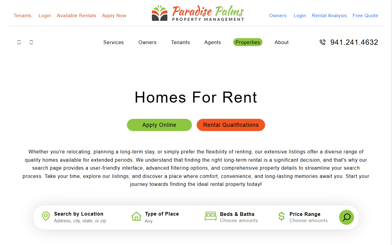 941rentals.com screenshot