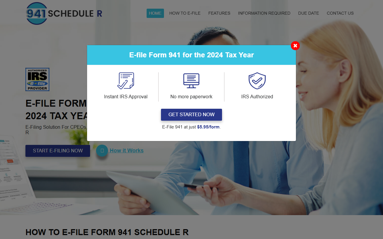 941scheduler.com screenshot
