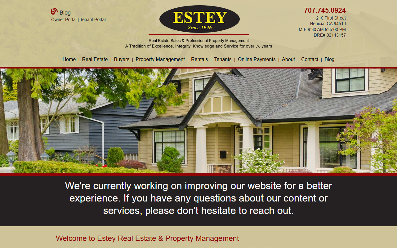 94534rentals.com screenshot