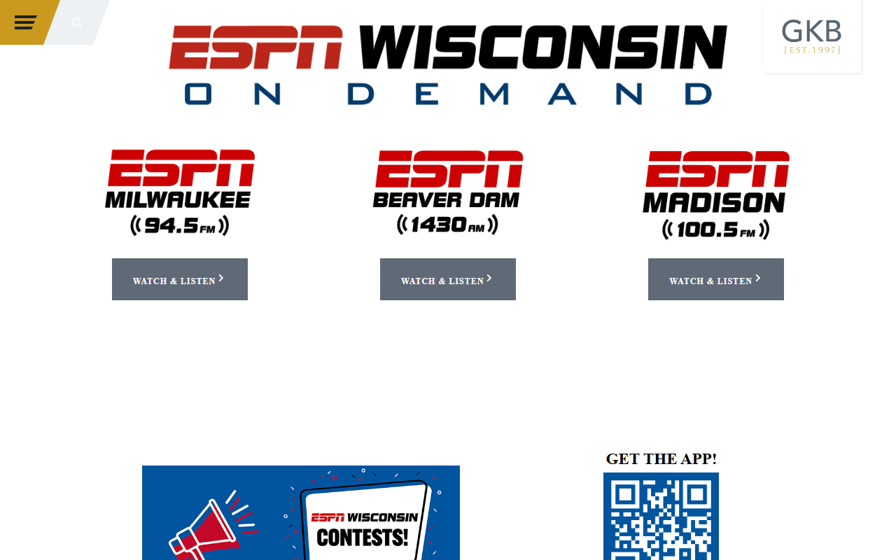 945espnmke.com screenshot