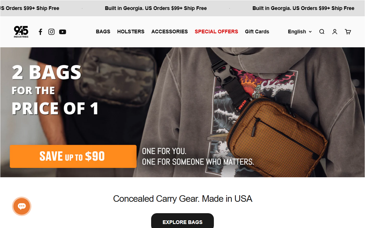 945industries.com screenshot