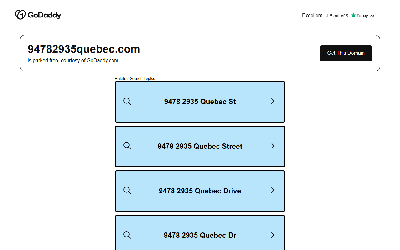 94782935quebec.com screenshot