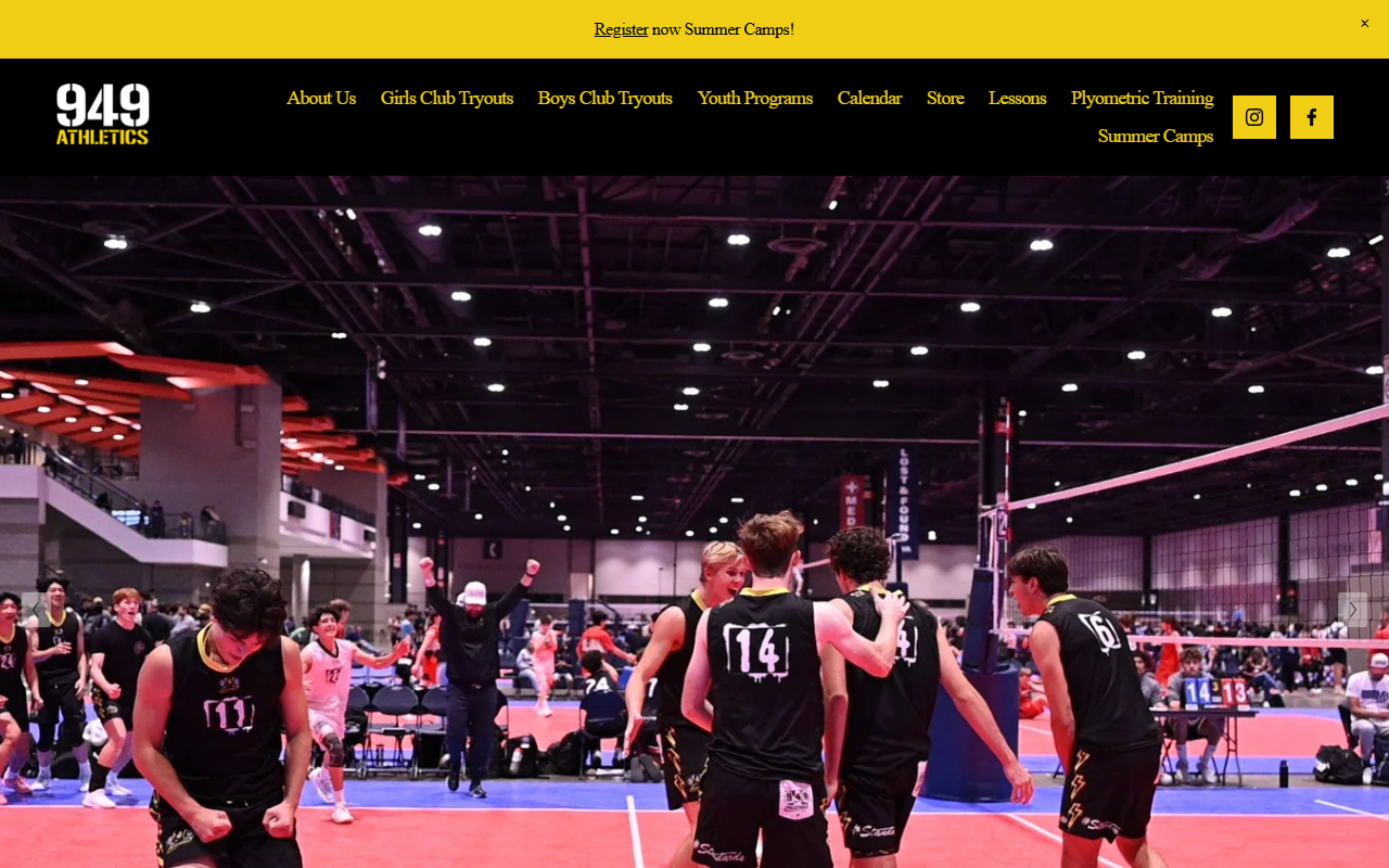 949athletics.com screenshot
