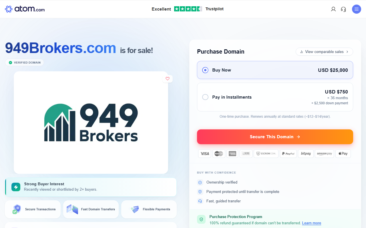 949brokers.com screenshot