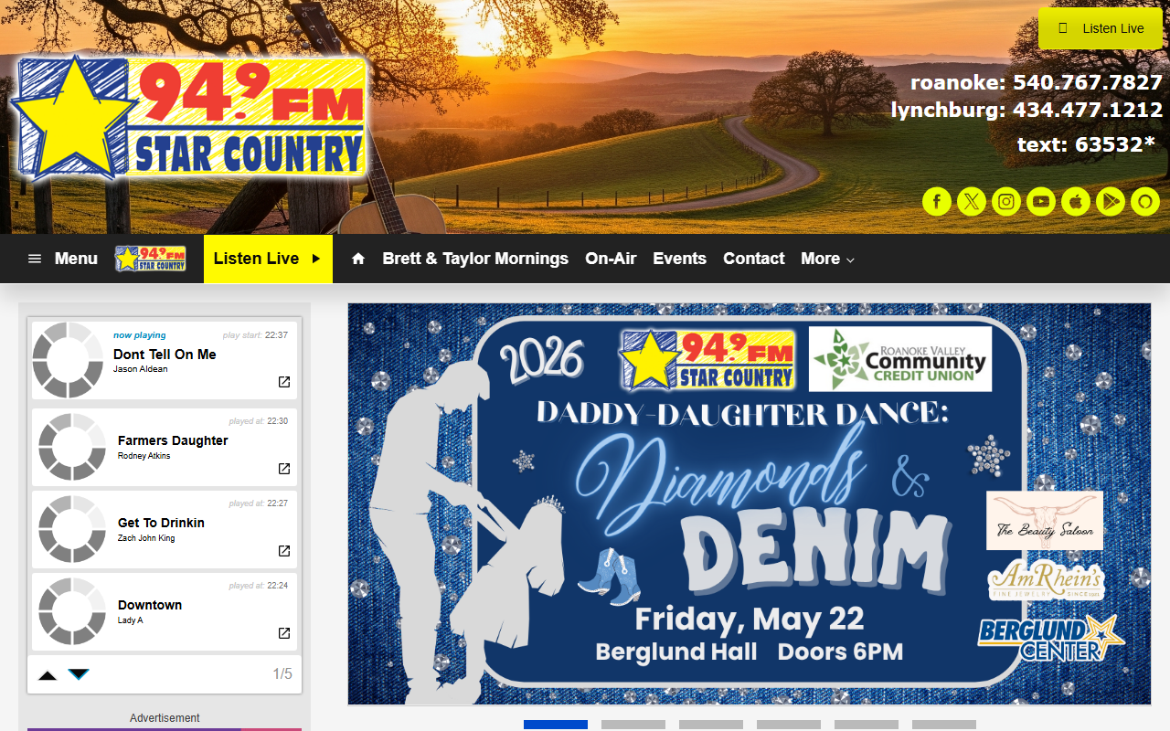 949starcountry.com screenshot