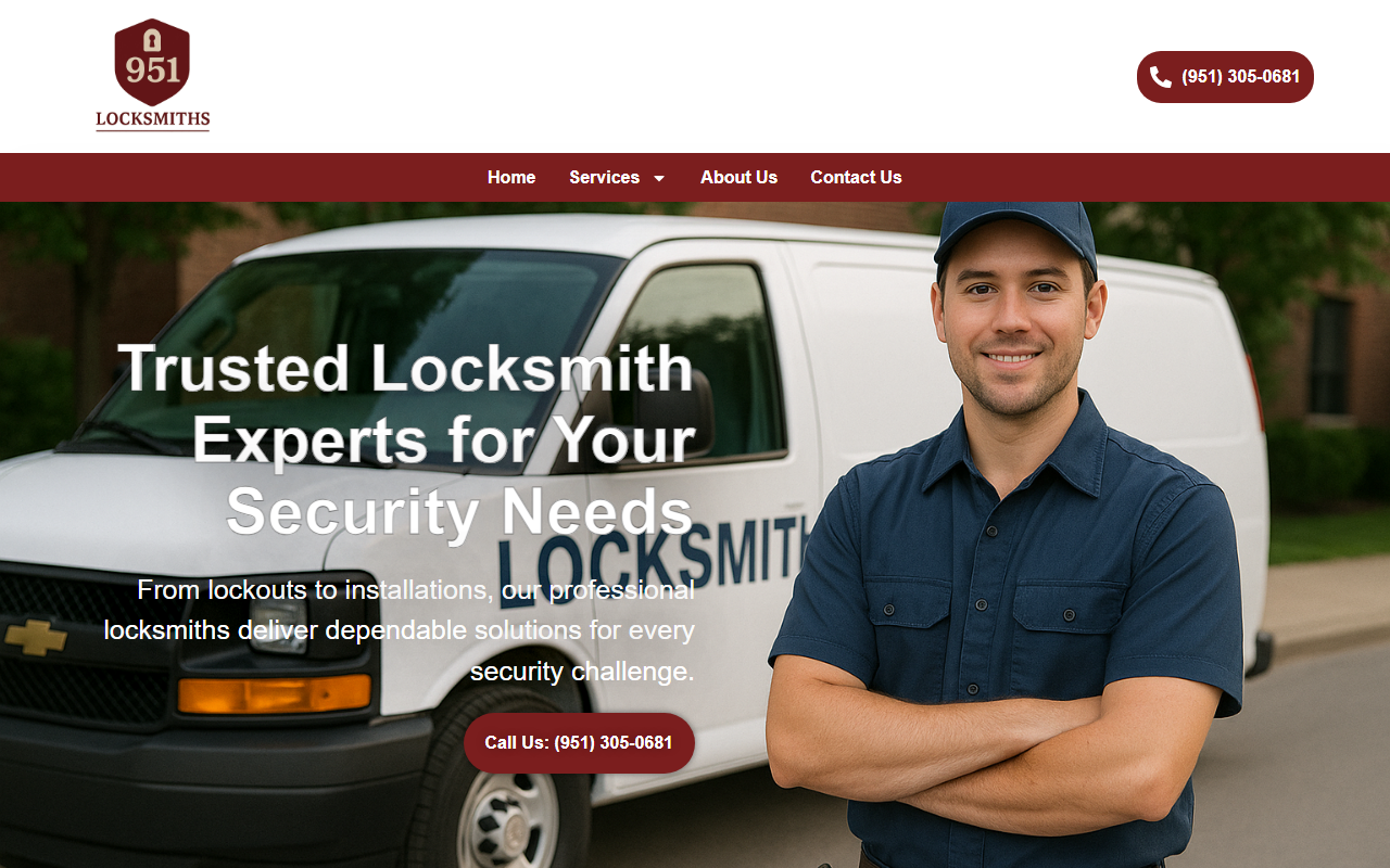951locksmiths.com screenshot