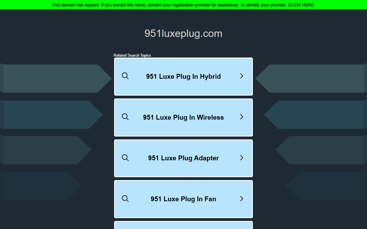 951luxeplug.com screenshot