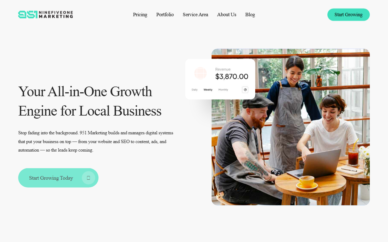 951marketing.com screenshot