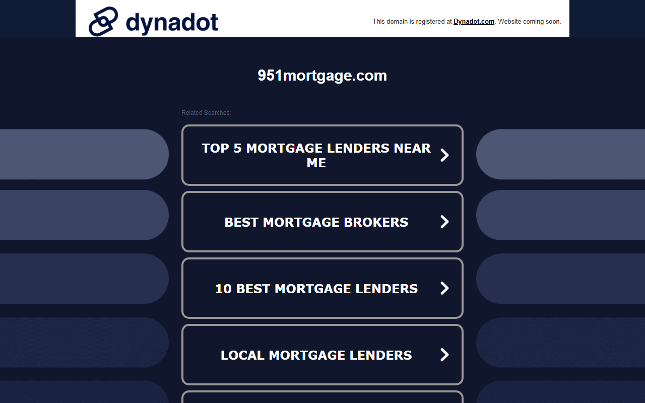 951mortgage.com screenshot