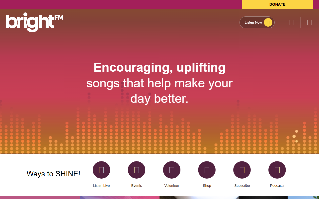 951shinefm.com screenshot