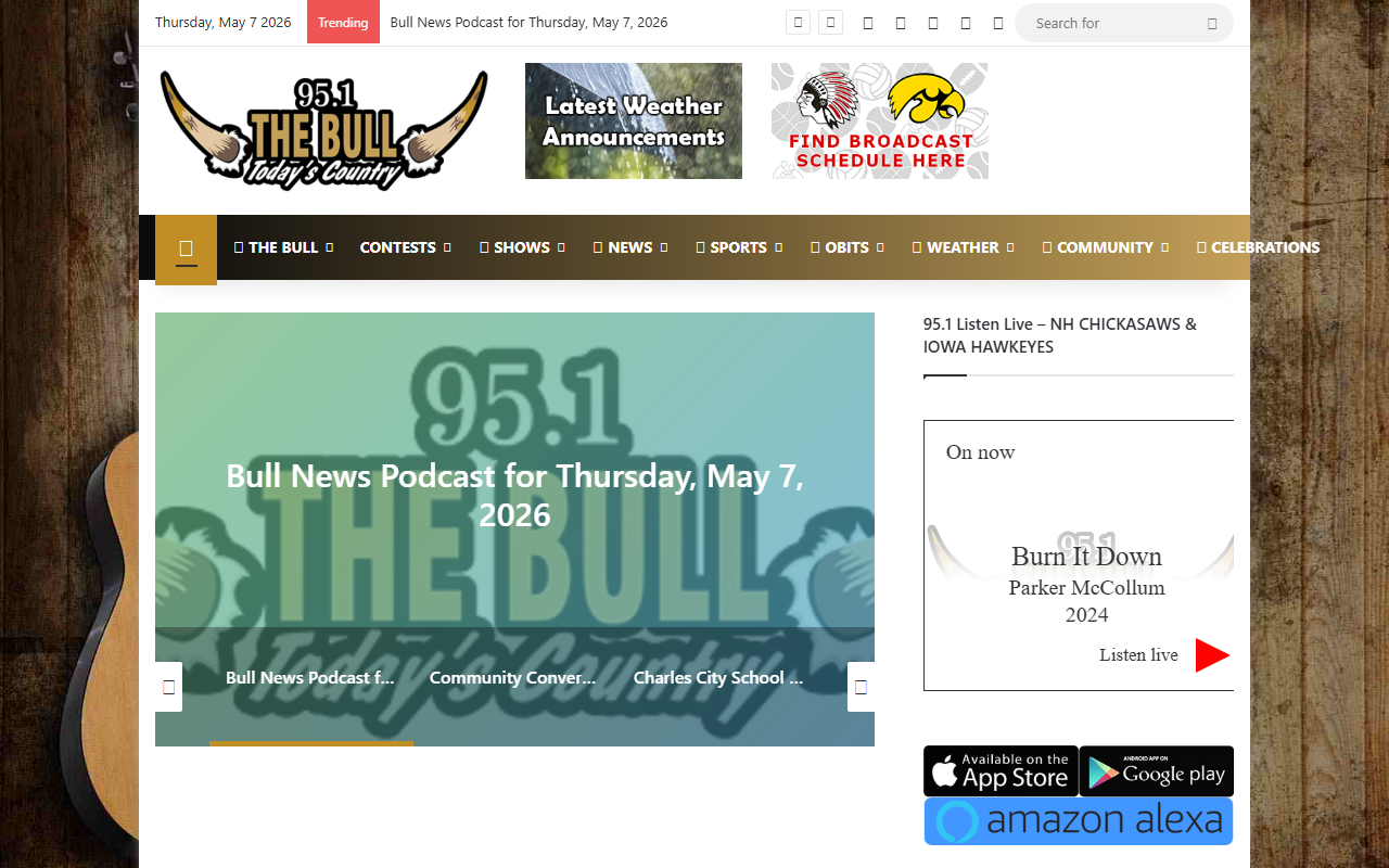 951thebull.com screenshot