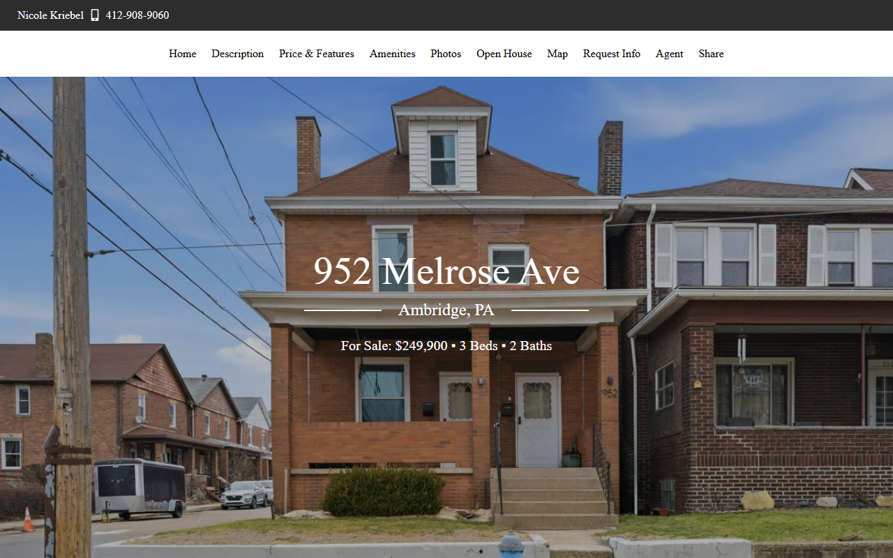 952melrose.com screenshot