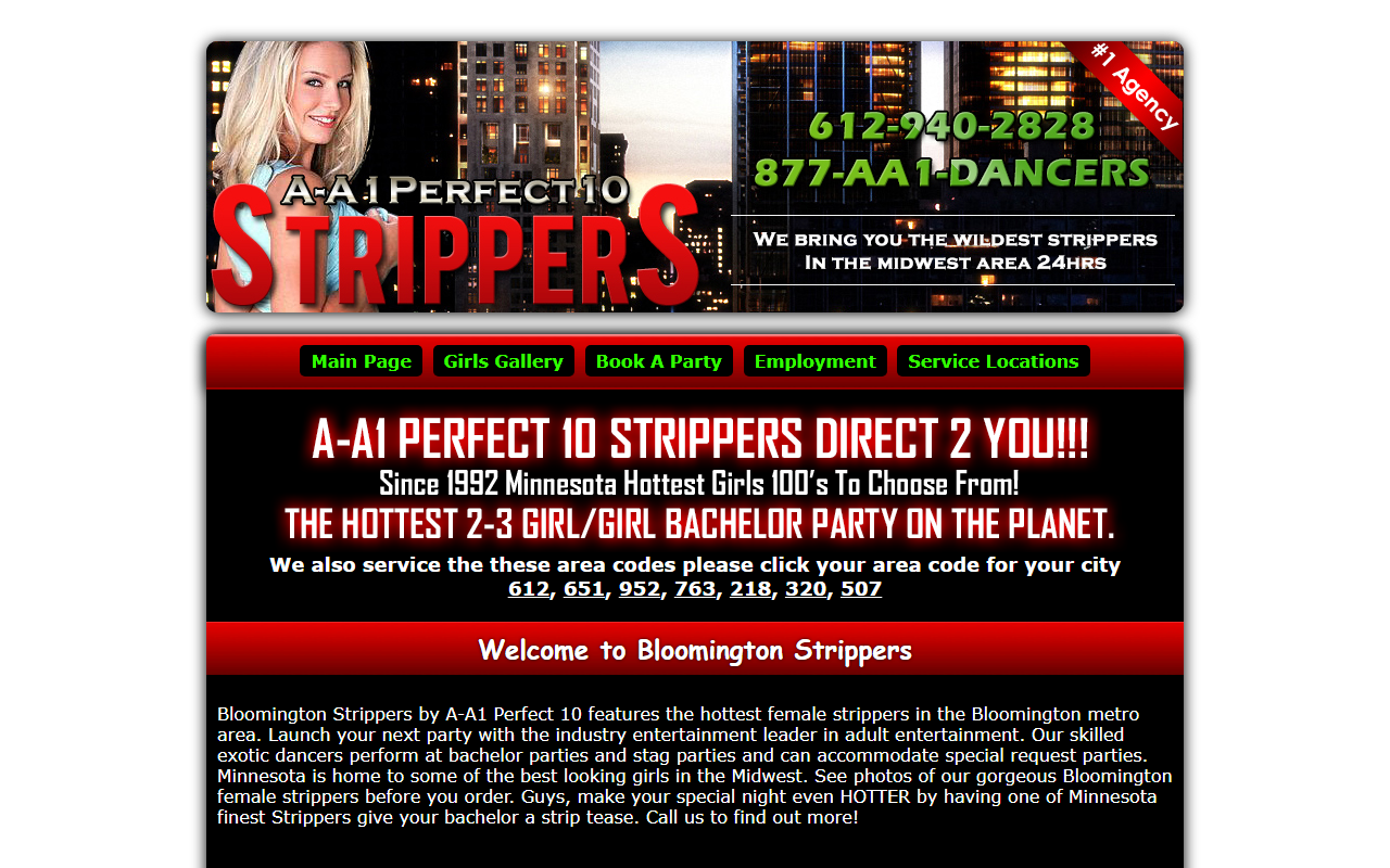 952strippers.com screenshot