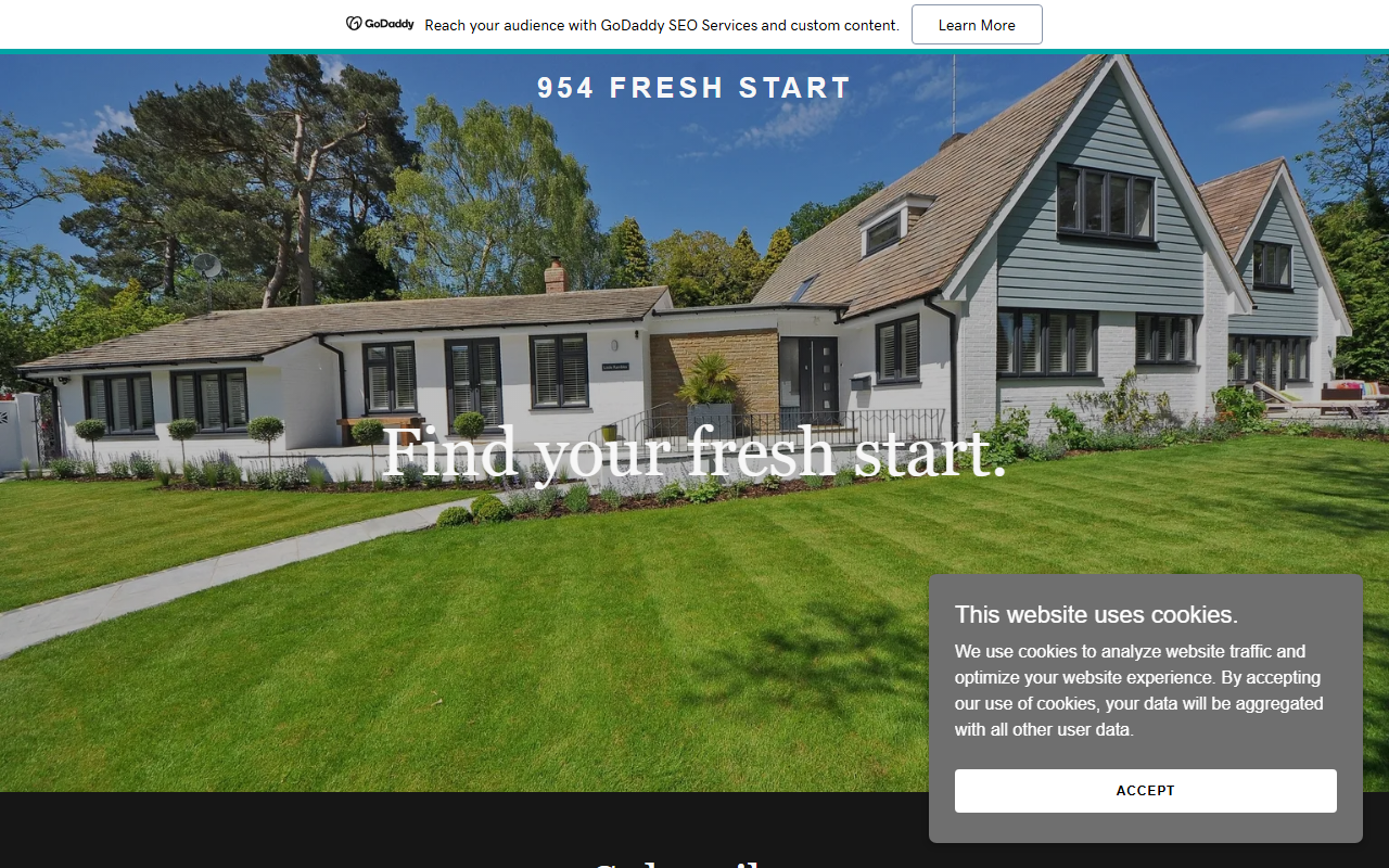 954-freshstart.com screenshot