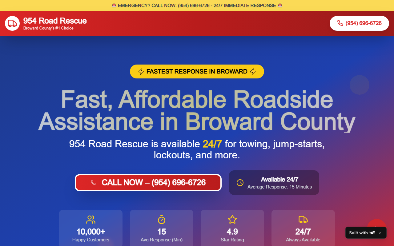 954roadrescue.com screenshot