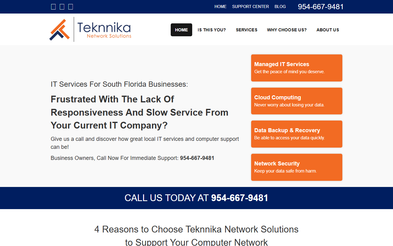 954support.com screenshot