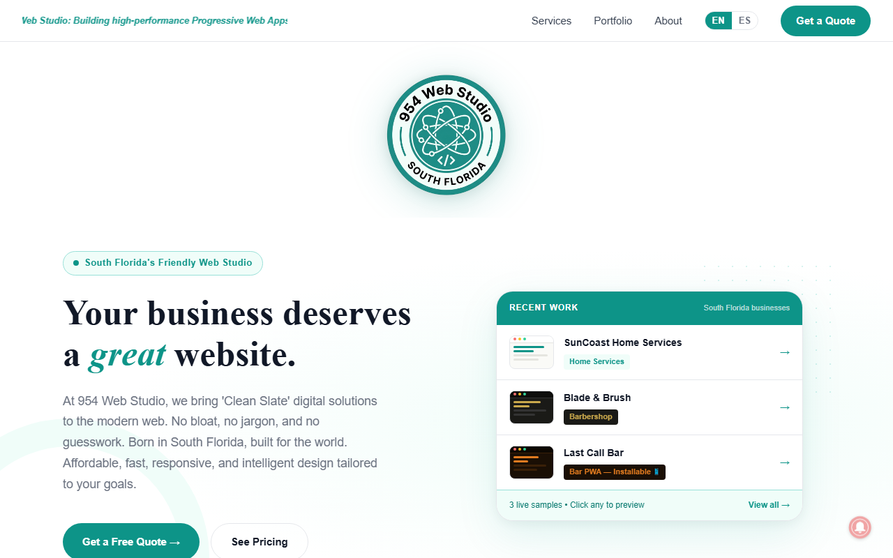 954webstudio.com screenshot