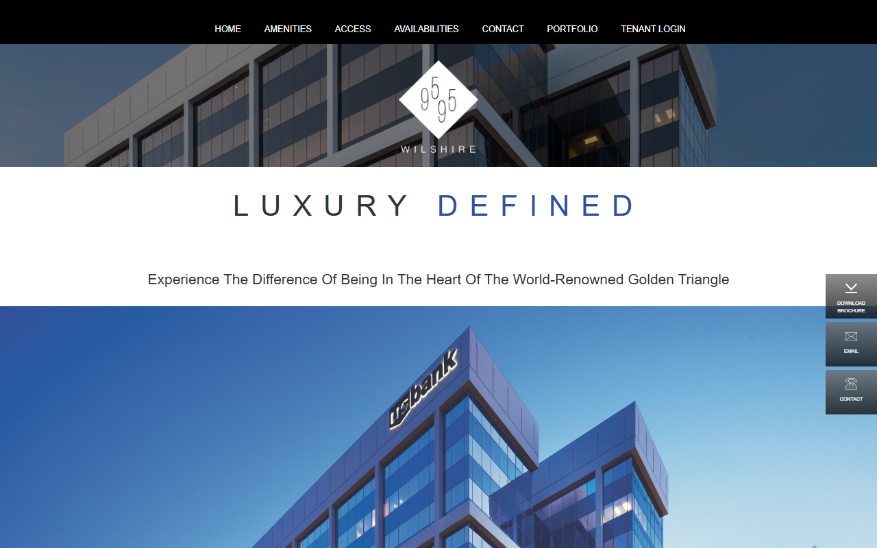 9595wilshire.com screenshot