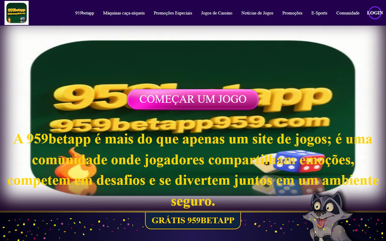 959betapp959.com screenshot