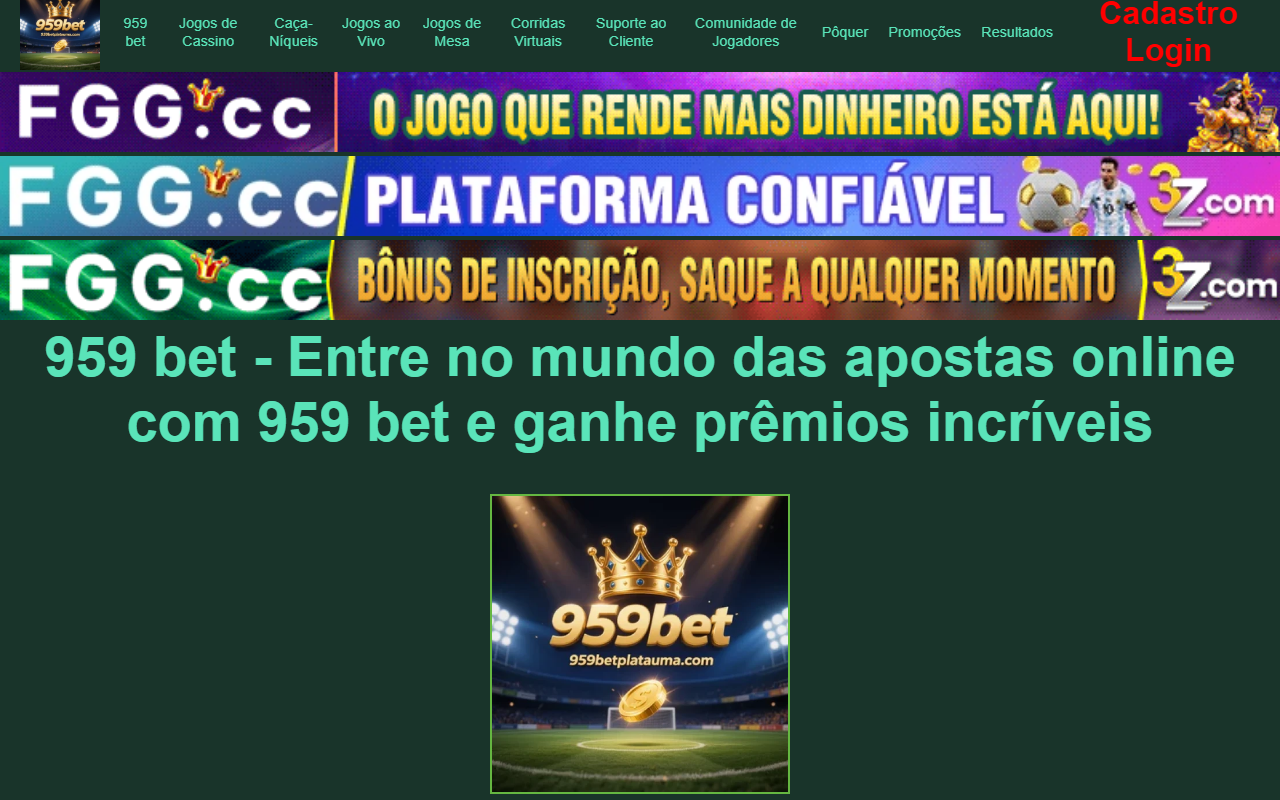 959betplataforma.com screenshot