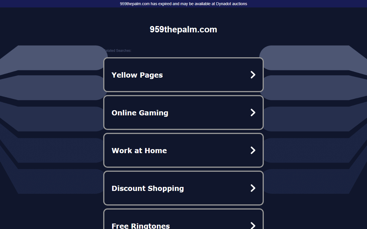 959thepalm.com screenshot