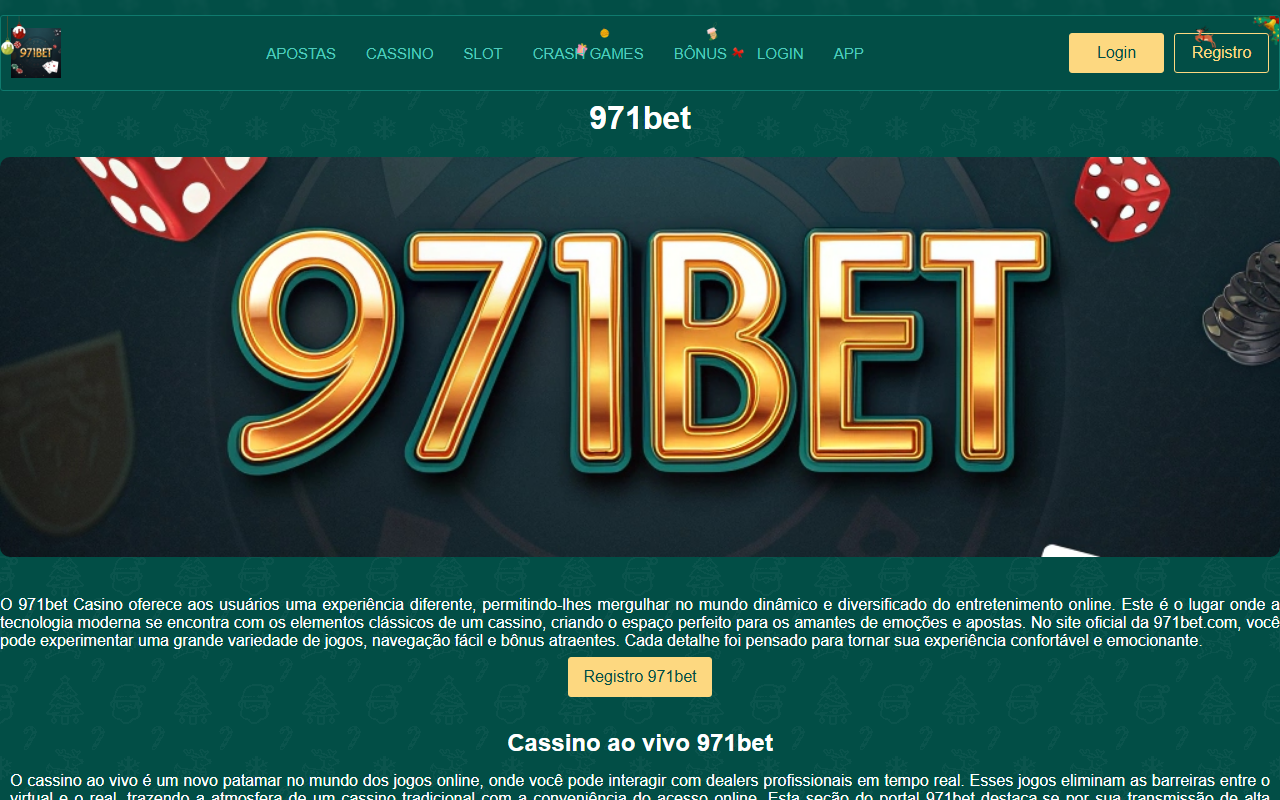 971betlogin.com screenshot