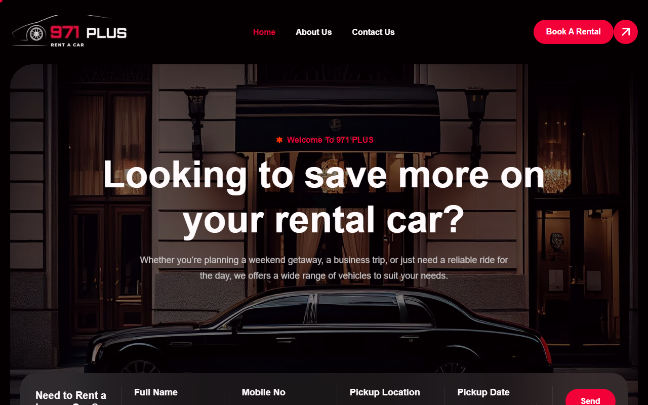 971plusrentacar.com screenshot