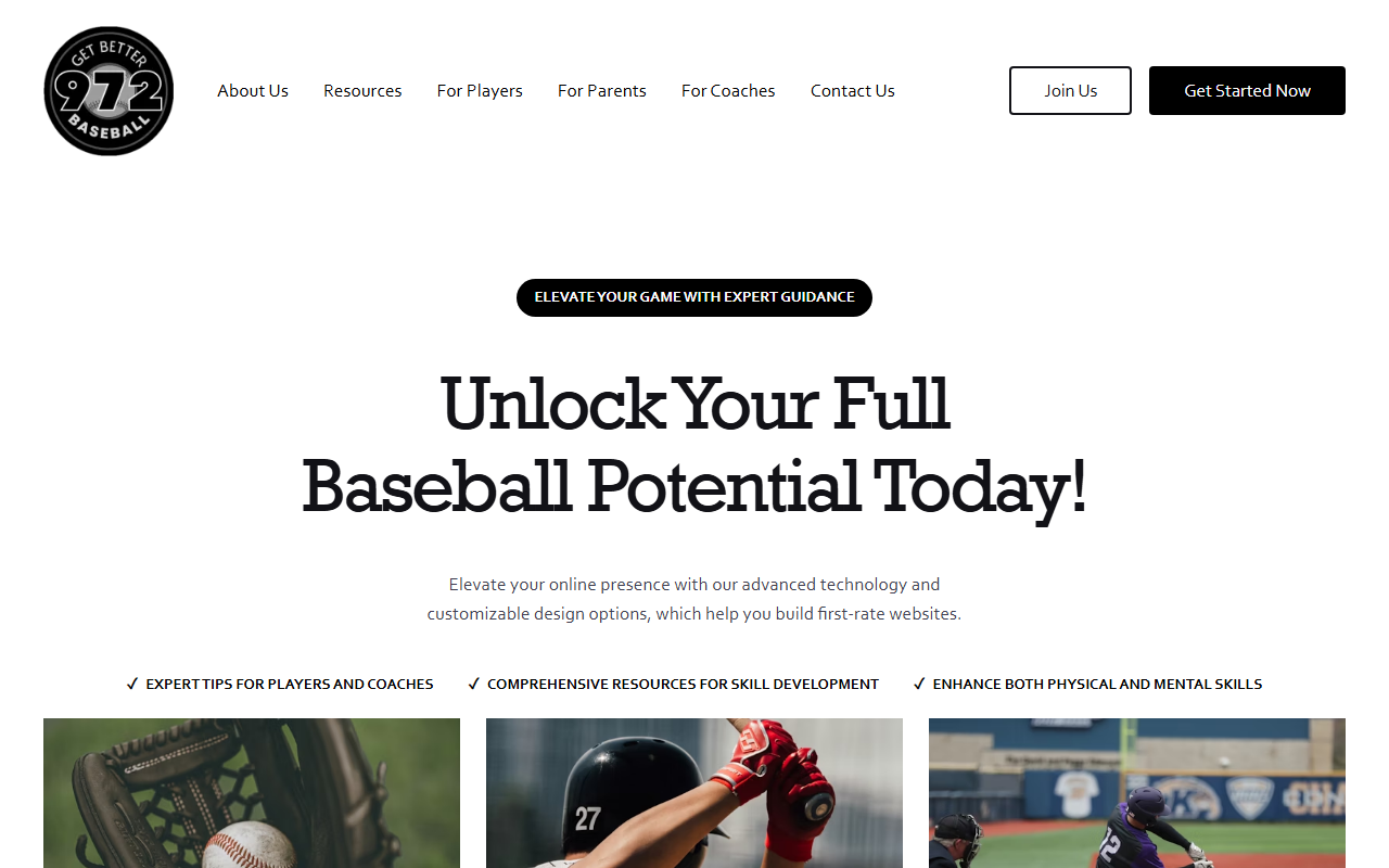 972baseball.com screenshot