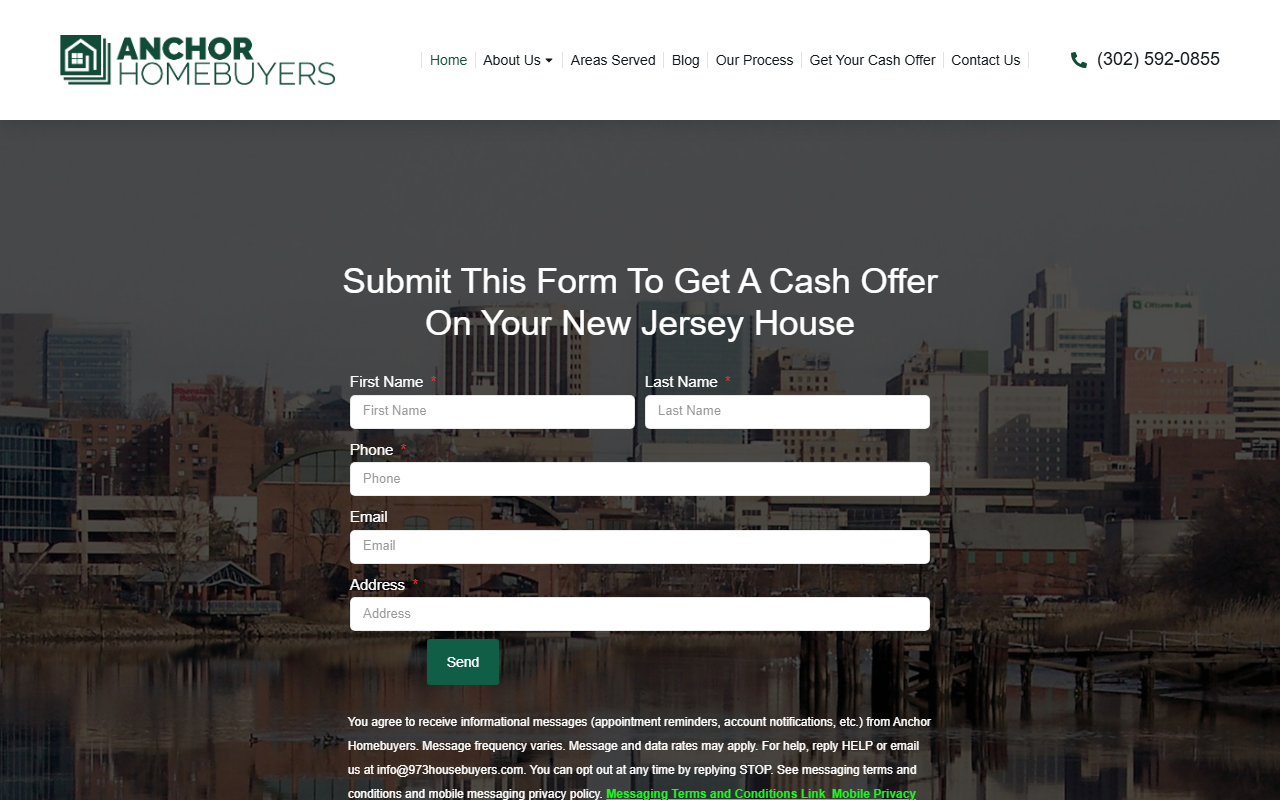 973housebuyers.com screenshot