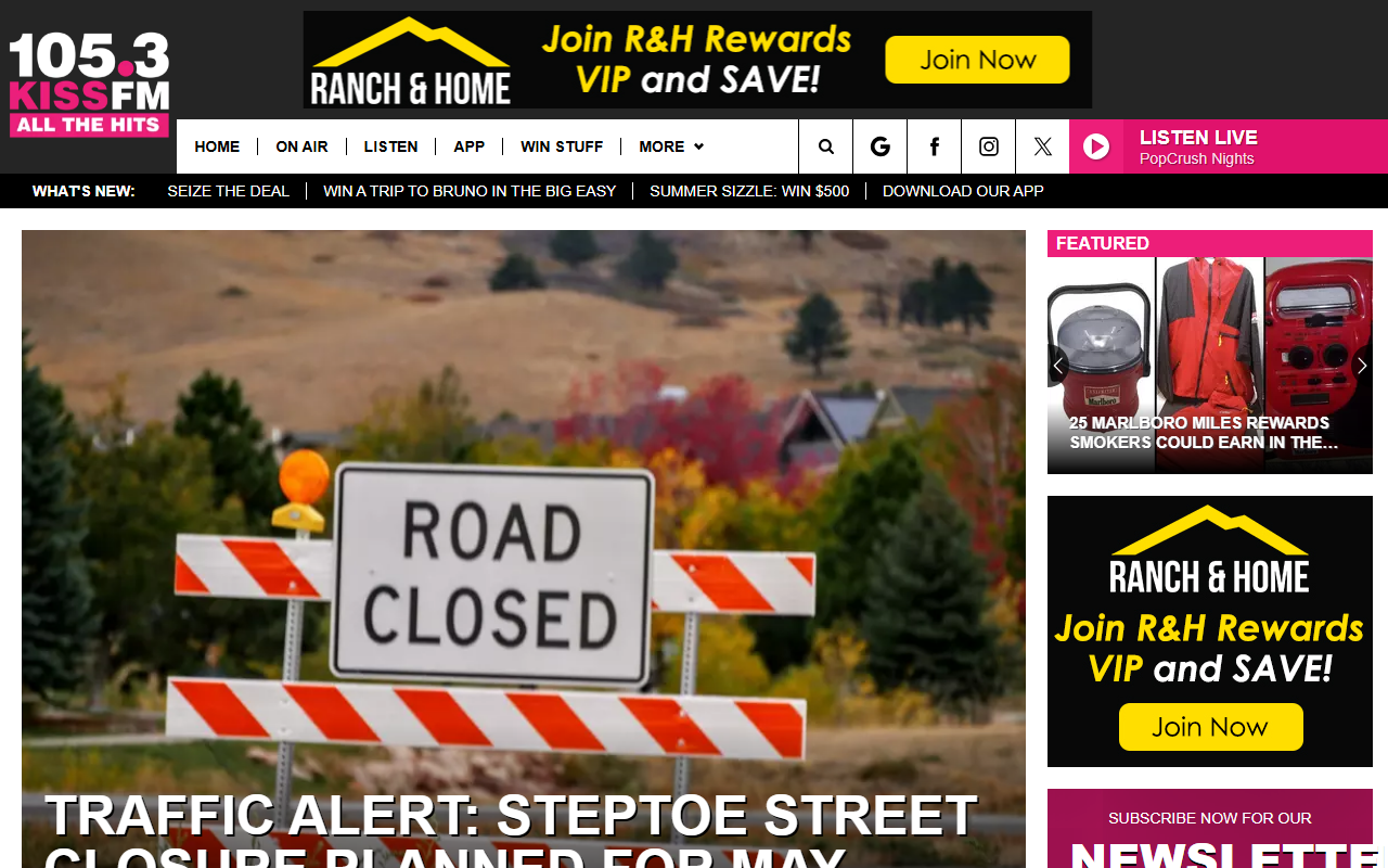 975kissfmonline.com screenshot