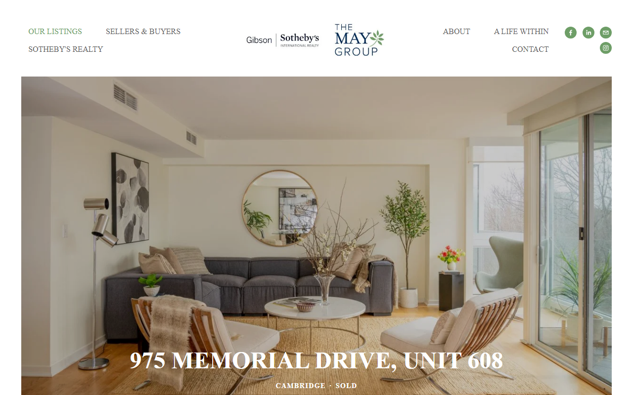 975memorial.com screenshot